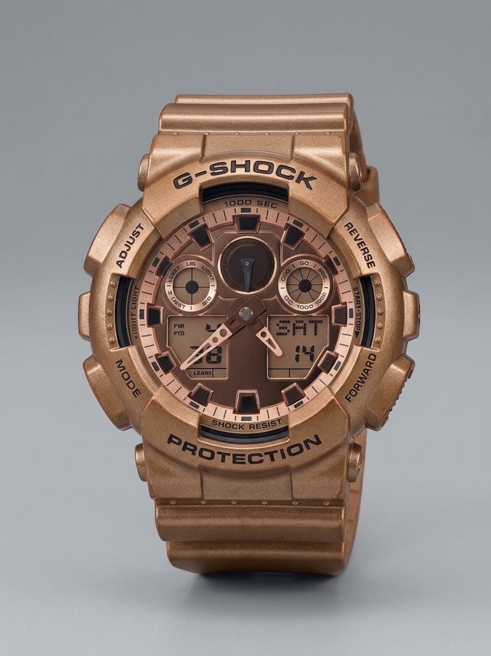 G-Shock Metallic Rose Gold Digital-Analog Sport Watch